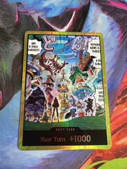 One Piece OP14 GOLD DON Card Egghead Island Art The Azure Sea’s Seven - Image 1
