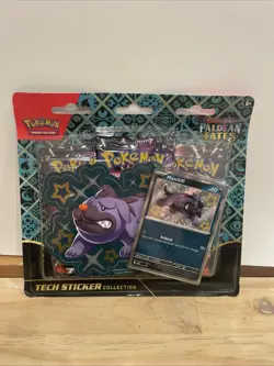 Pokemon Paldean Fates Tech Sticker Collection (Promo Card: Maschiff) - Image 1