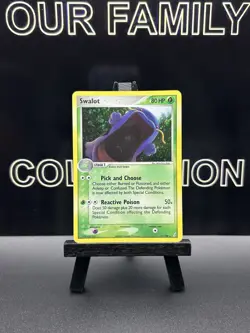 Swalot 11/100 Holo Rare EX Crystal Guardians Pokemon Card 2006 LP - Image 1
