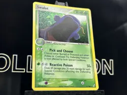 Swalot 11/100 Holo Rare EX Crystal Guardians Pokemon Card 2006 LP - Image 4
