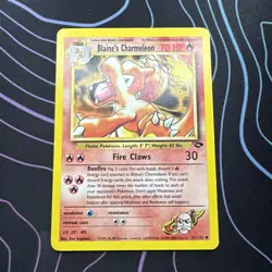 Pokemon TCG Blaine's Charmeleon Gym Challenge 31/132 Unlimited Uncommon Card - Image 1
