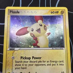Pokemon TCG Plusle EX Trainer Kit 2 6/12 Holo Common Card LP - Image 2