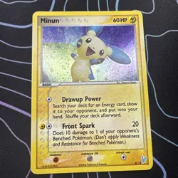 Pokemon TCG 2006 EX Trainer Kit 2 Plusle & Minun Card -- Minun 6/12 Holo Foil - Image 1