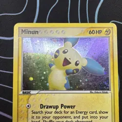 Pokemon TCG 2006 EX Trainer Kit 2 Plusle & Minun Card -- Minun 6/12 Holo Foil - Image 3