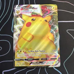 Pokemon 2020 TCG Vivid Voltage Pikachu VMAX Ultra Rare Card 44/185 NM Condition - Image 1