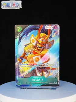 One Piece Card Game 🏴‍☠EB04-012 Kikunojo SR NM Alt Art Foil ENGLISH - Image 1