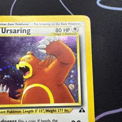 Pokemon TCG Ursaring Neo Discovery Holo Rare Card 15/75 Unlimited MP - Image 3