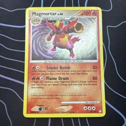 Pokemon TCG Magmortar Holo Rare Card Mysterious Treasures 12/123 LP - Image 1