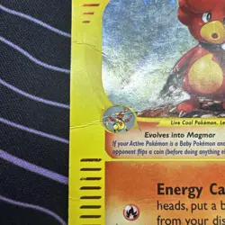 Pokemon TCG Magby Expedition Base Set Holo Card 17/165 HP See Pics - Image 2