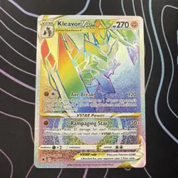Pokemon TCG Kleavor VSTAR Holo Card 196/189 Astral Radiance Secret NM - Image 1
