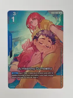 [ENGLISH] Gundam TCG Card Game A Healthy Curiosity - GD03 - 101 R+ Alt Art Foil - Image 1