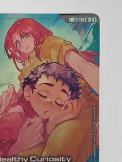 [ENGLISH] Gundam TCG Card Game A Healthy Curiosity - GD03 - 101 R+ Alt Art Foil - Image 4