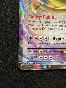 Dragonite EX 72/108 XY Evolutions NM Ultra Rare Pokemon Card - Image 2