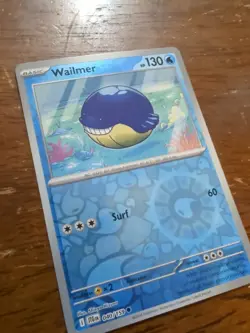 Pokemon Wailmer 040/159 Journey Together Reverse Holo Card NM Condition - Image 3