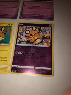 Lot Of 9 Dedenne Pokemon Cards - Image 2
