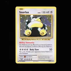Pokemon TCG Snorlax XY179 Black Star Promo Holo Card 2016 - Image 1