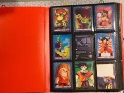 B23 DBZ DRAGON BALL Z CARDS BINDER COLLECTION LOT OLD MULTIPLE SETS MOST VG-NM - Image 1