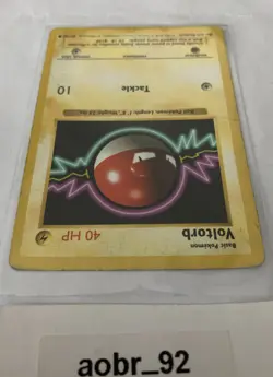 Voltorb Pokemon Card Base Set Shadowless 67/102 - Image 3