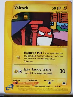 Voltorb 113/144 VLP / NM - Skyridge Eseries Pokemon Card $2 Flat Shipping - Image 1