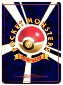SLOWPOKE NO. 004 - HP - MP PLAYMAT PROMO VINTAGE JAPANESE POKEMON CARD - Image 2