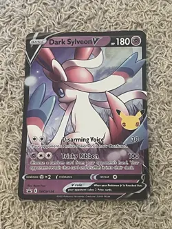 Dark Sylveon V SWSH134 SWSH: Sword & Shield Promo Cards Holo Pokemon Tcg - Image 1