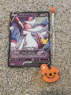 Dark Sylveon V SWSH134 SWSH: Sword & Shield Promo Cards Holo Pokemon Tcg - Image 3