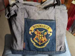 Harry Potter TCG lot ~2000 Cards 37 Foil 1 Holo +Vintage Denim Hogwarts Bag - Image 3