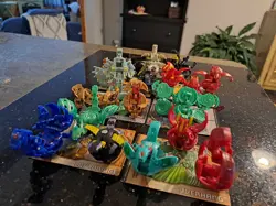 Bakugan Battle Brawlers Lot of 18 with 23 Cards! 4 Rule Books - Image 2