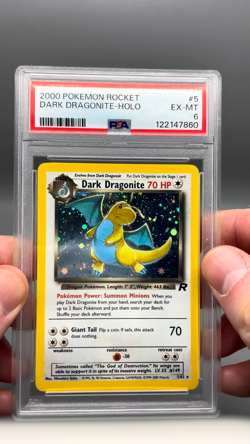 Dark Dragonite Holo PSA 6 – Team Rocket – Vintage Pokemon Card – Authentic - Image 2