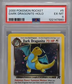 Dark Dragonite Holo PSA 6 – Team Rocket – Vintage Pokemon Card – Authentic - Image 3