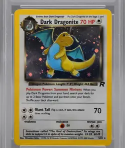 Dark Dragonite Holo PSA 6 – Team Rocket – Vintage Pokemon Card – Authentic - Image 4