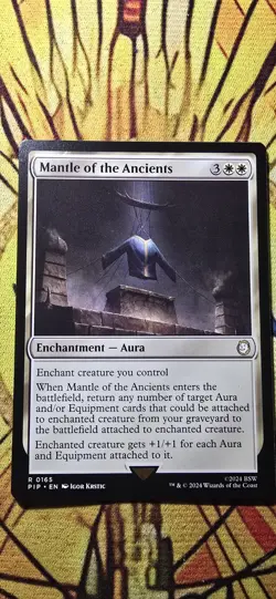 Mantle of the Ancients Universes Beyond: Fallout Regular Sorcery Rare MTG NM - Image 1
