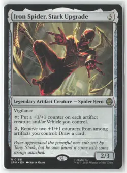 Iron Spider, Stark Upgrade R Marvel's Spider-Man 166 NM Non-Foil - Image 1