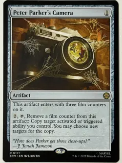 Peter Parker's Camera 0171 (R) MTG Marvel's Spider-Man (SPM) Non Foil NM - Image 1