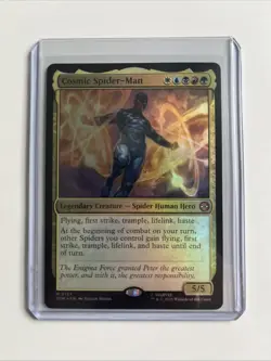 MTG Magic The Gathering Spider-Man Cosmic Spider-Man FOIL Mythic a19 - Image 1