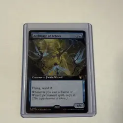 MTG Archmage of Echoes (Extended Art) Commander: Wilds of Eldraine Regular - Image 1