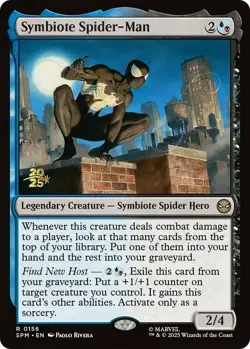 [1x] Symbiote Spider-Man - Foil - Prerelease Promo Near Mint, English UB: Spider - Image 1