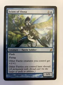 MTG Magic the Gathering Lorwyn Regular Rare English SCION OF OONA LP - Image 1