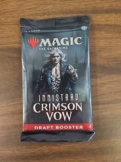 MTG Innistrad Crimson Vow Draft Booster Pack - New English Sealed Magic - Image 1