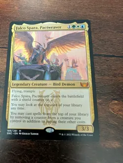 Falco Spara, Pactweaver Streets of New Capenna Regular MTG NM - Image 1