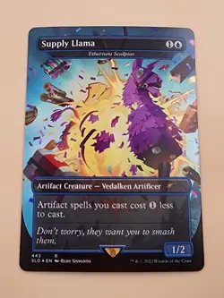 Supply Llama - Etherium Sculptor Secret Lair Drop Foil - Image 2