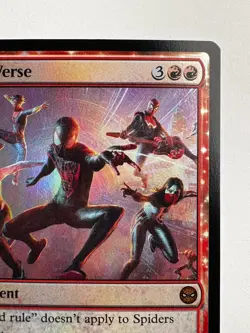 Spider-Verse 0093 – MTG Marvel’s Spider-Man Foil Mythic Spider Enchantment - Image 4