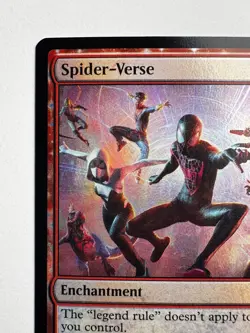 Spider-Verse 0093 – MTG Marvel’s Spider-Man Foil Mythic Spider Enchantment - Image 5