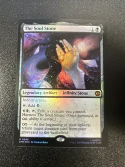 The Soul Stone Marvel's Spider-Man Foil 0066 NM JL - Image 1