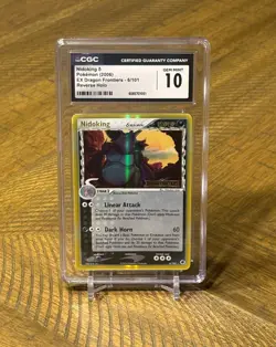 CGC 10 Nidoking (Delta Species) 6/101 Dragon Frontiers Pokemon 2006 Reverse Holo - Image 1