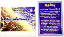 Gentleman Nils Pokemon Battle E-Reader Card 2003 Ruby Sapphire GBA - Image 1