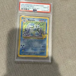 Pokemon PSA 10 GEM MINT Celebrations Blastoise 2/102 Classic Collection Holo - Image 1