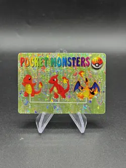 Charizard Holo Pokemon Vintage Pocket Monsters Vending Prism Sticker 1193 - Image 1