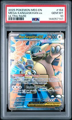 2025 POKEMON MEG EN-MEGA EVOLUTION ULTRA RARE #164 MEGA KANGASKHAN EX PSA 10 - Image 1