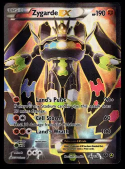 Zygarde EX 54a/124 Fates Collide Full Art Ultra Rare Pokemon 2017 NM+ CLEAN - Image 1